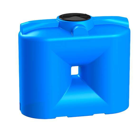 Емкость пластиковая накопительная вертикальная для воды и дизельного топлива, 500 л, синий [TS500S13]