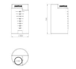 Емкость дозировочная 100 л