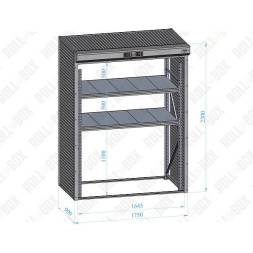 Шкаф уличный ROLL‑BOX DESIGN-VILLAGE 23.175.090-V1 (№1)