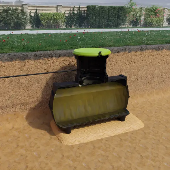 Емкость топливная подземная Rostok G 5600 л с горловиной 600мм