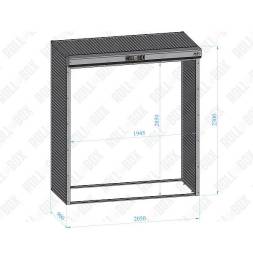 Шкаф уличный ROLL‑BOX DESIGN-VILLAGE 23.205.090-V1 (№1)