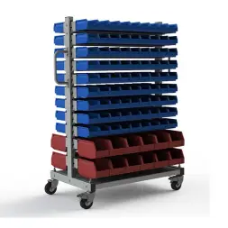 Стеллаж мобильный №203 (1415х950х610)