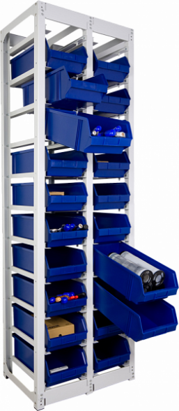 Стеллаж контейнерный двойной ДВК СТК-20.045.05.10