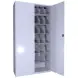 Шкаф для противогазов ХПГ-36 с дверьми 1730x920x380 мм Светло-серый