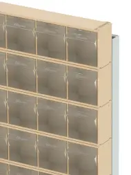 Стойка бежевая настенная Стелла-техник 402-00-05-03-B