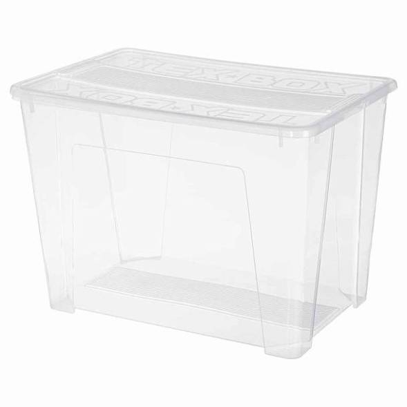 Ящик универсальный TEX-BOX 70л, бесцветный