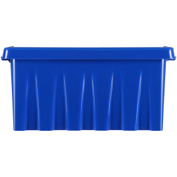 Контейнер с крышкой и клипсами Rox Box Original, 16 л, 415x300x190 мм, синий [016-00.06]