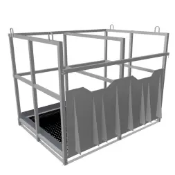 Паллета для баллонов ПБП-01 1130x920x1060 мм Серый