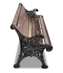 Скамейка чугунная «Ажурная» 3,0 м (3 опоры)